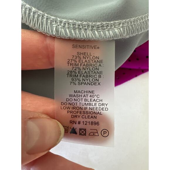 TITLE NINE Sensitive Perforated Short Sleeve Mini Dress Style: TN-130977 Medium - Picture 11 of 11